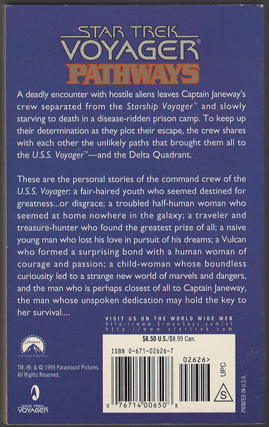 Pathways by Jeri Taylor back cover
