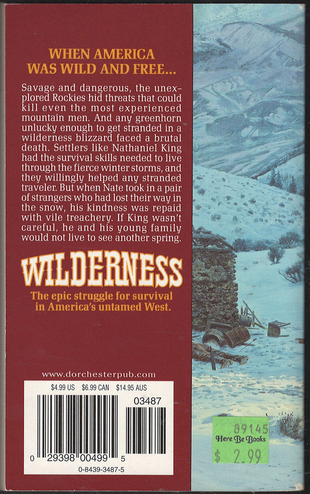 Winterkill by David Thompson back cover
