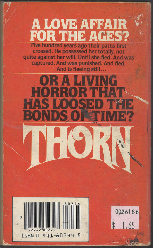 Thorn by Fred Saberhagen back cover