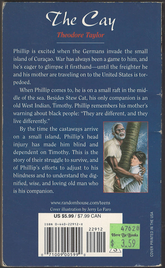 The Cay by Theodore Taylor back cover
