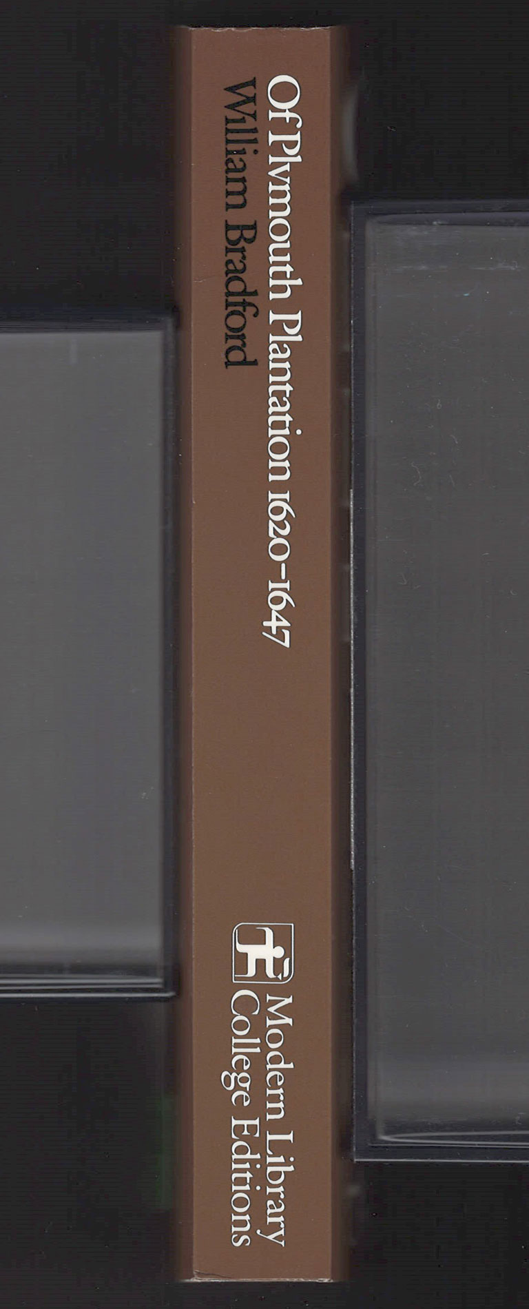 Plymouth Plantation 1620 - 1647 by William Bradford spine