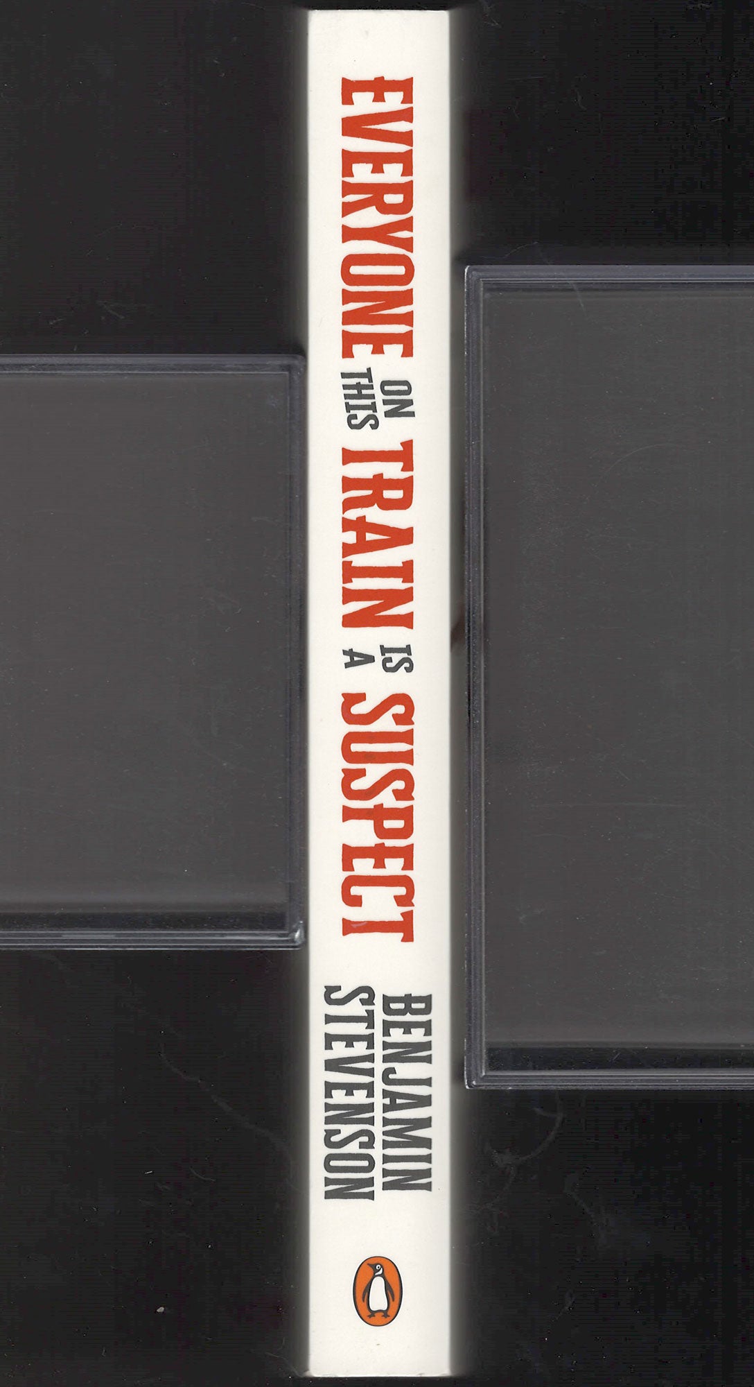 Everyone on This Train Is a Suspect by Benjamin Stevenson spine