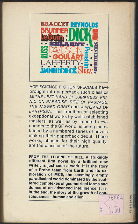 From The Legend Of Biel by Mary Staton back cover