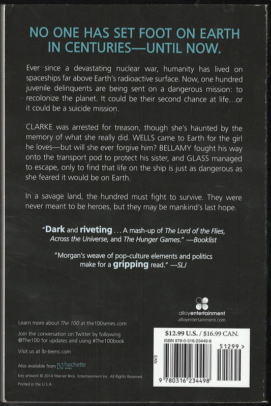 The 100 by Kass Morgan back cover