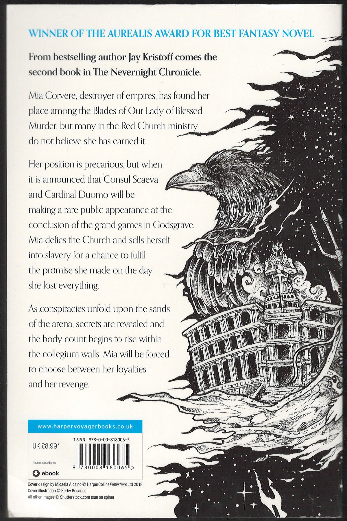 Godsgrave by Jay Kristoff back cover