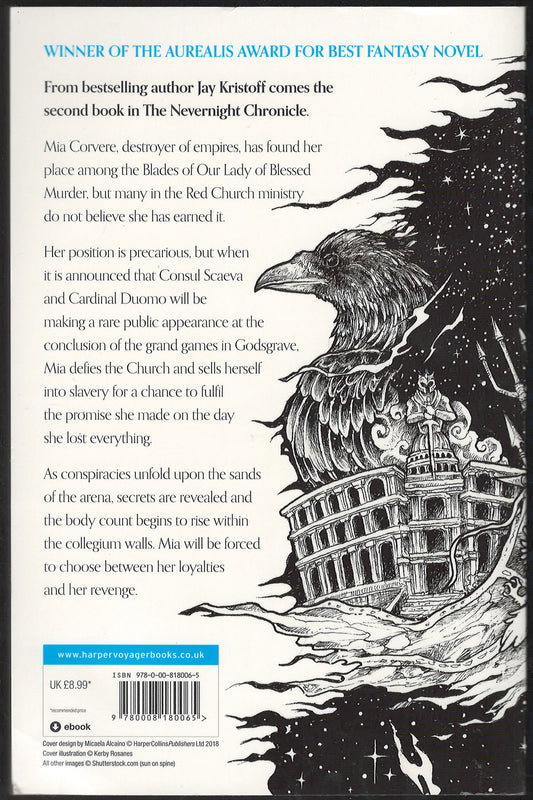 Godsgrave by Jay Kristoff back cover