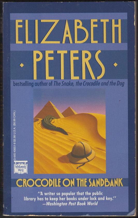 Crocodile on the Sandbank by Elizabeth Peters front cover