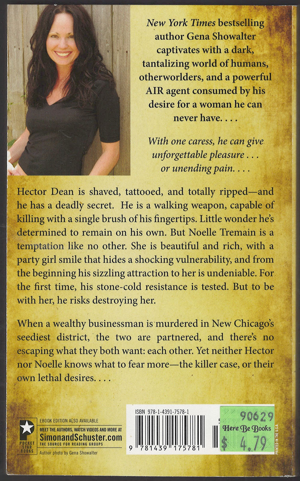 Dark Taste of Rapture by Gena Showalter back cover