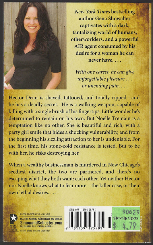 Dark Taste of Rapture by Gena Showalter back cover