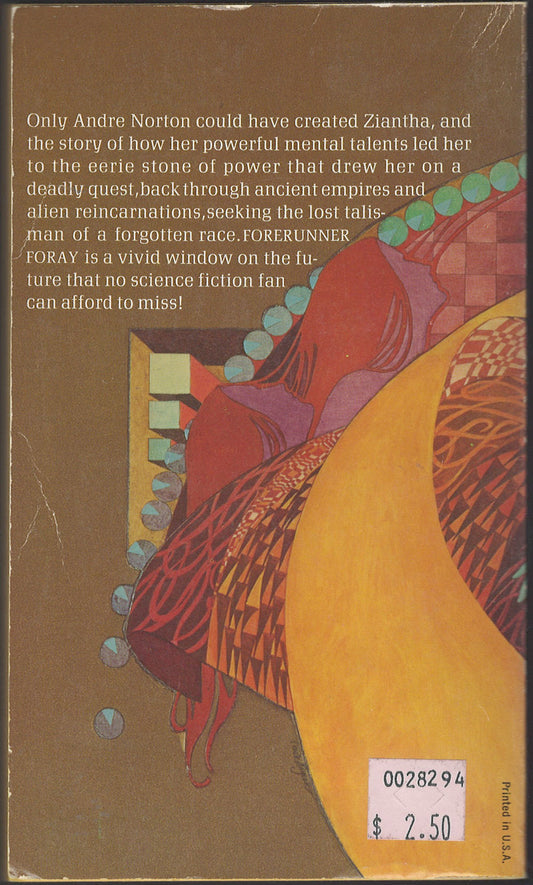 Forerunner Foray by Andre Norton back cover