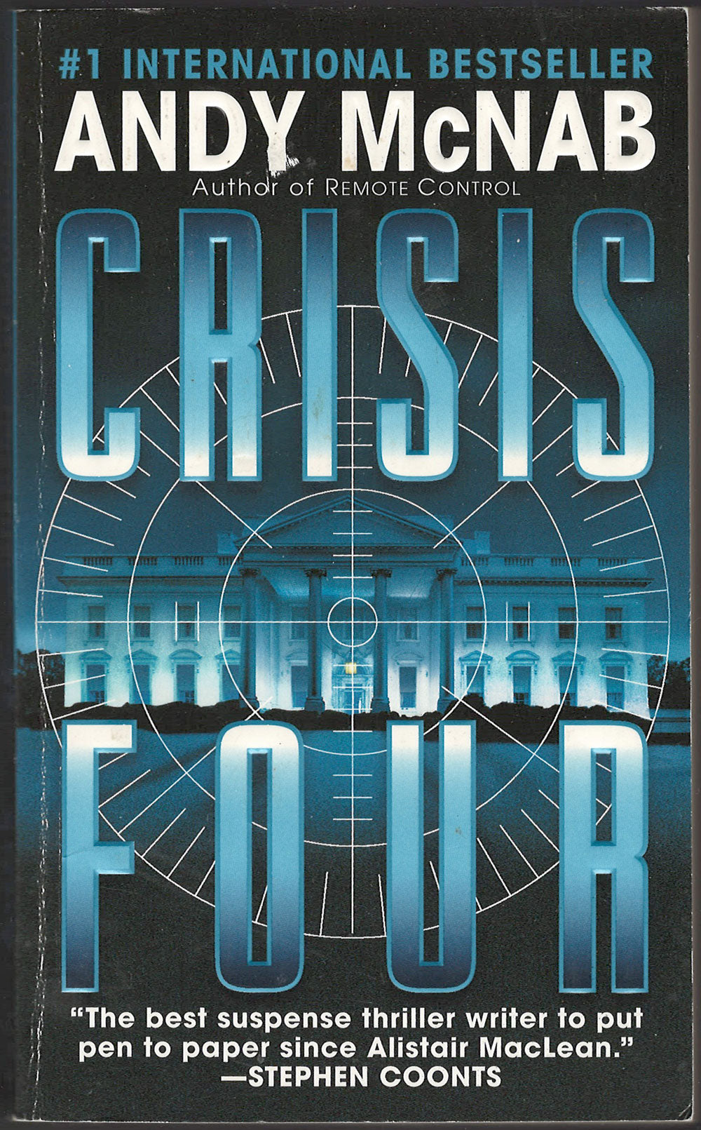 Crisis Four by Andy McNab font cover