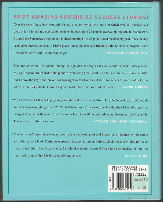 Suzanne Somers' Get Skinny on Fabulous Food back cover