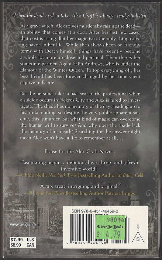 Grave Memory by Kalayna Price back cover
