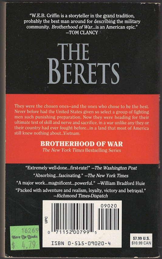 The Berets by W.E.B. Griffin back cover