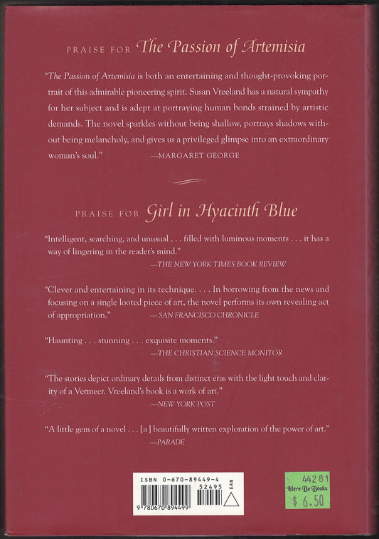 The Passion of Artemisia by Susan Vreeland back cover