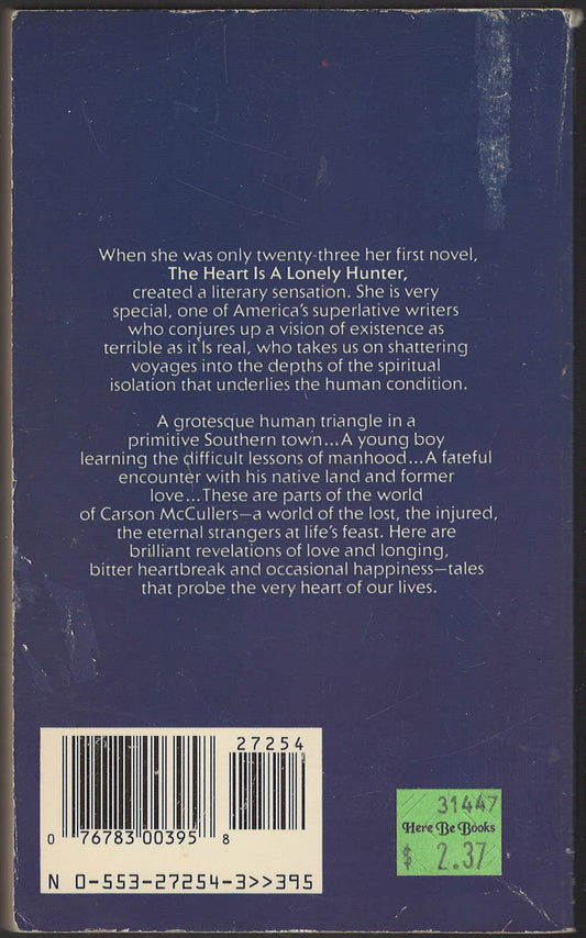 Ballad of the Sad Cafe and Other Stories by Carson McCullers back cover