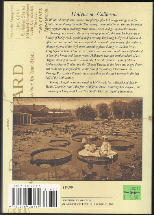 Hollywood 1900-1950 In Vintage Postcards back cover