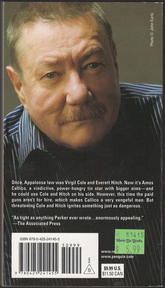 Blue-Eyed Devil by Robert Parker back cover