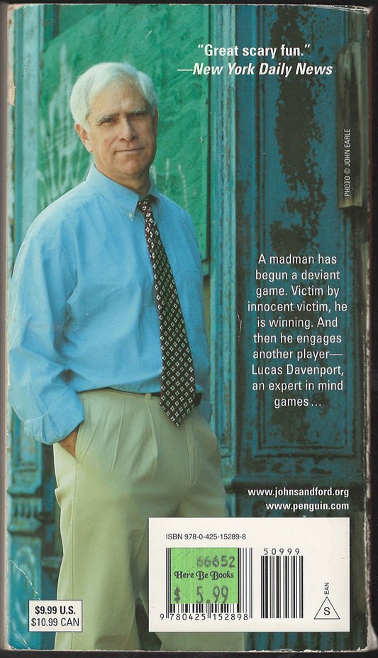 Mind Prey by John Sandford back cover