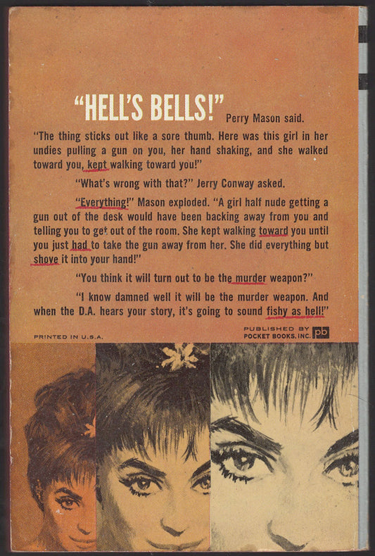 The Case of the Daring Decoy by Erle Stanley Gardner back cover