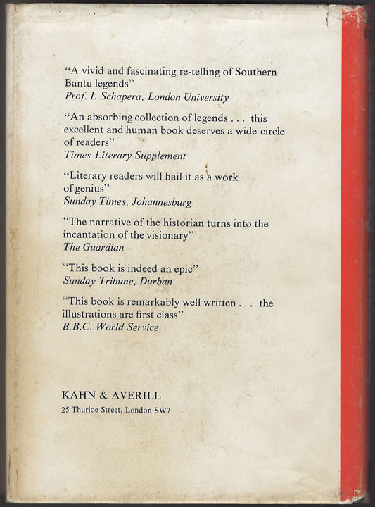 Indaba, My Children by Vusamazulu Credo Mutwa back cover