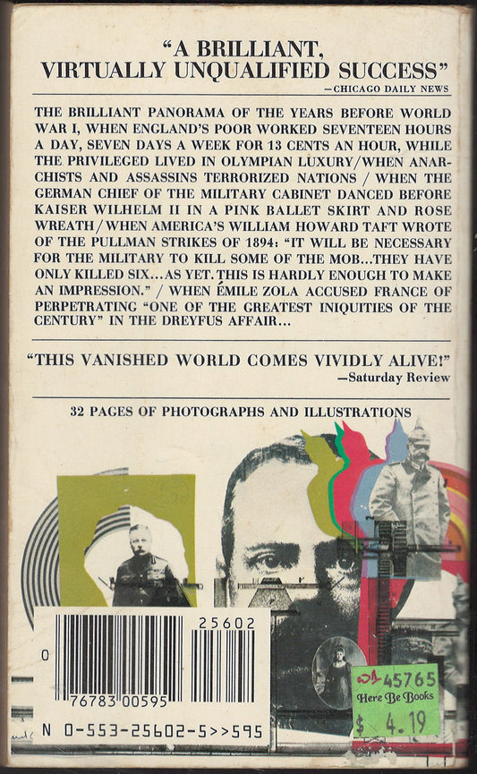 The Proud Tower by Barbara Tuchman back cover