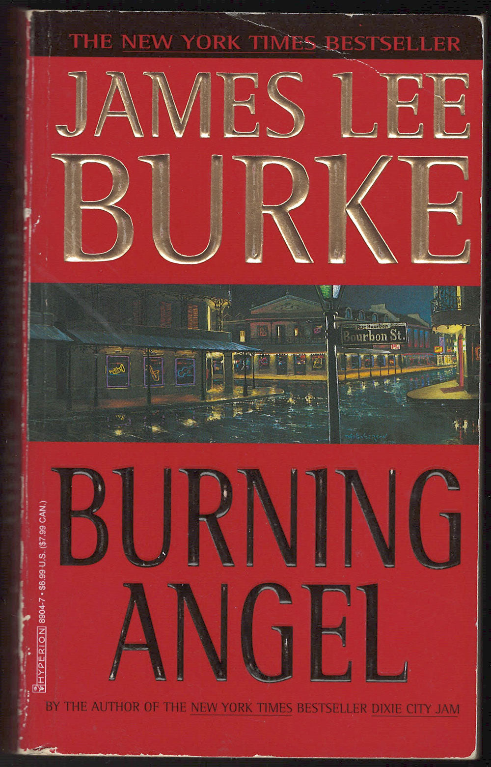 Burning Angel by James Lee Burke front cover