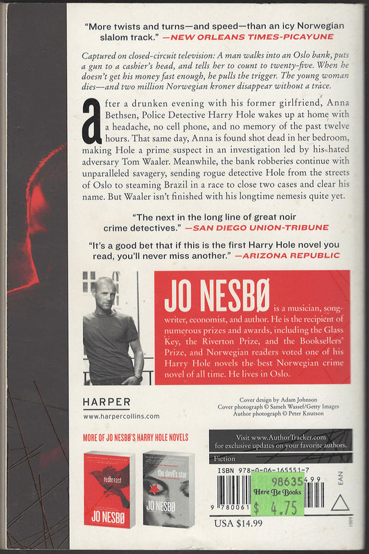 Nemesis by Jo Nesbo back cover