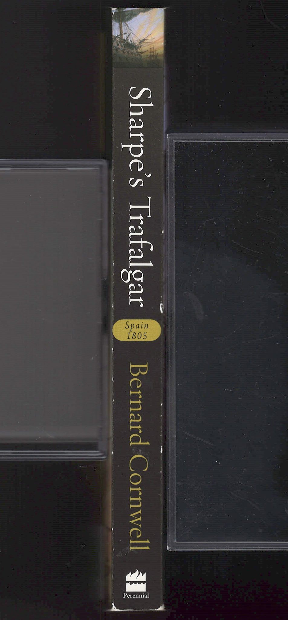 Sharpe's Trafalgar by Bernard Cornwell spine