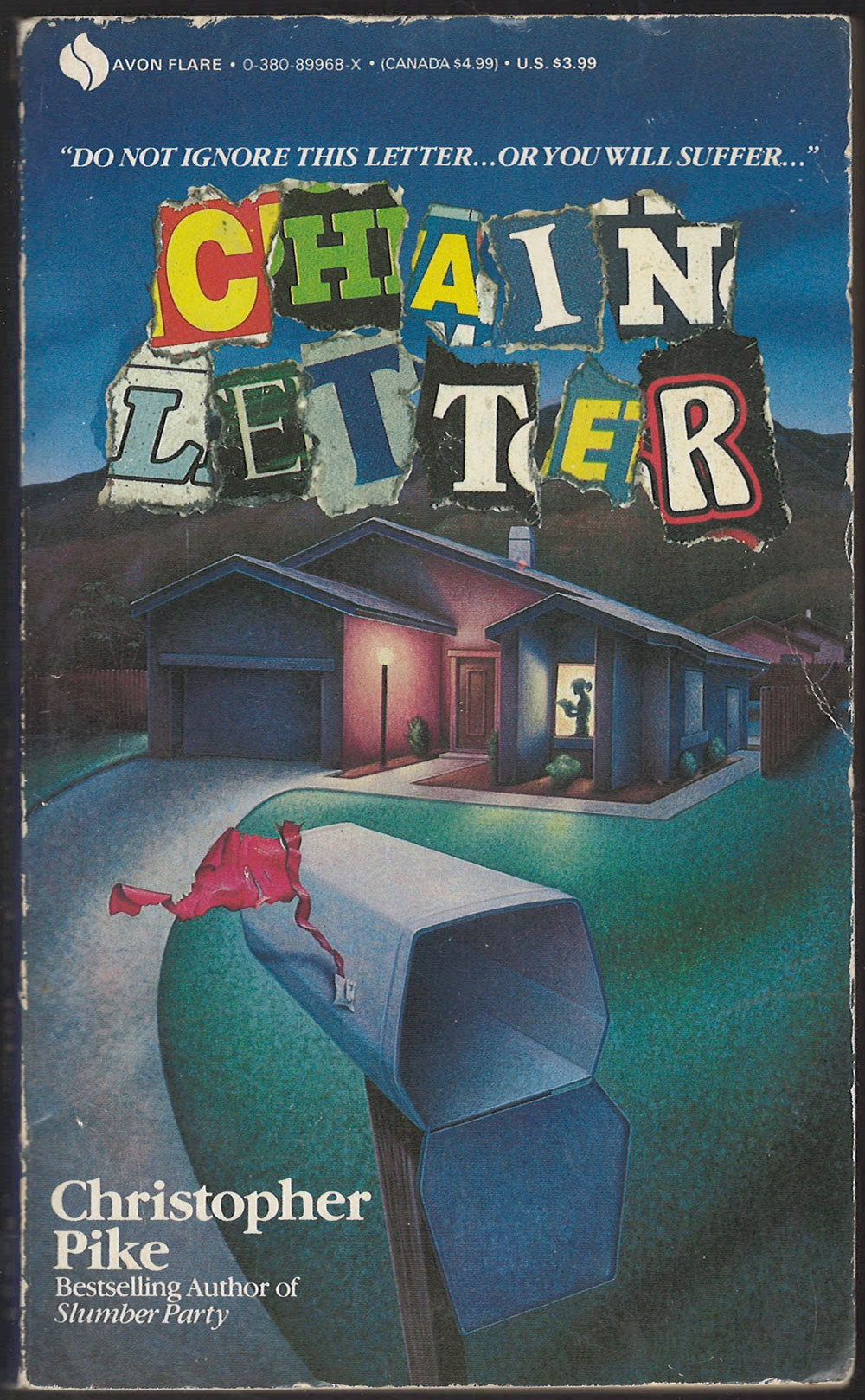 Chain Letter by Christopher Pike front cover