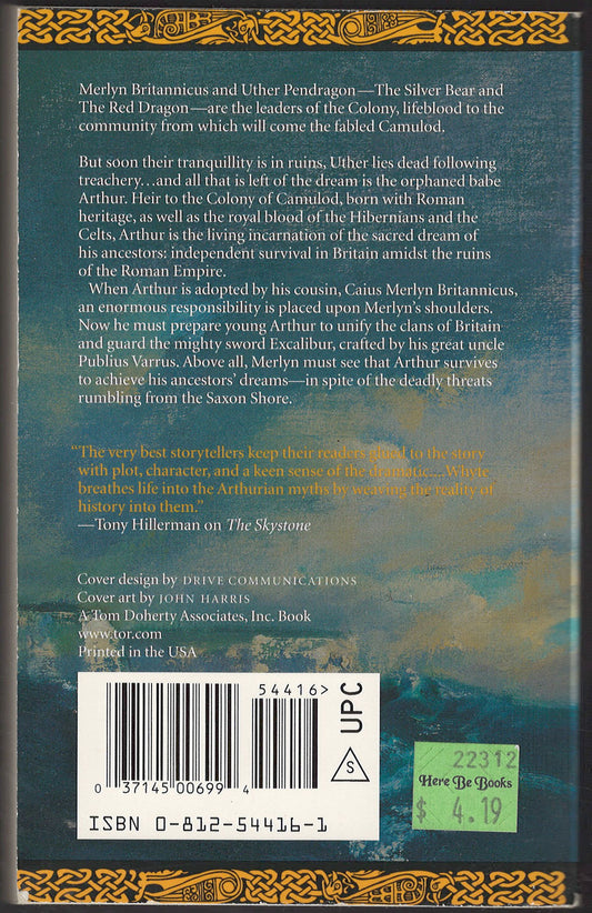 The Saxon Shore by Jack Whyte back cover