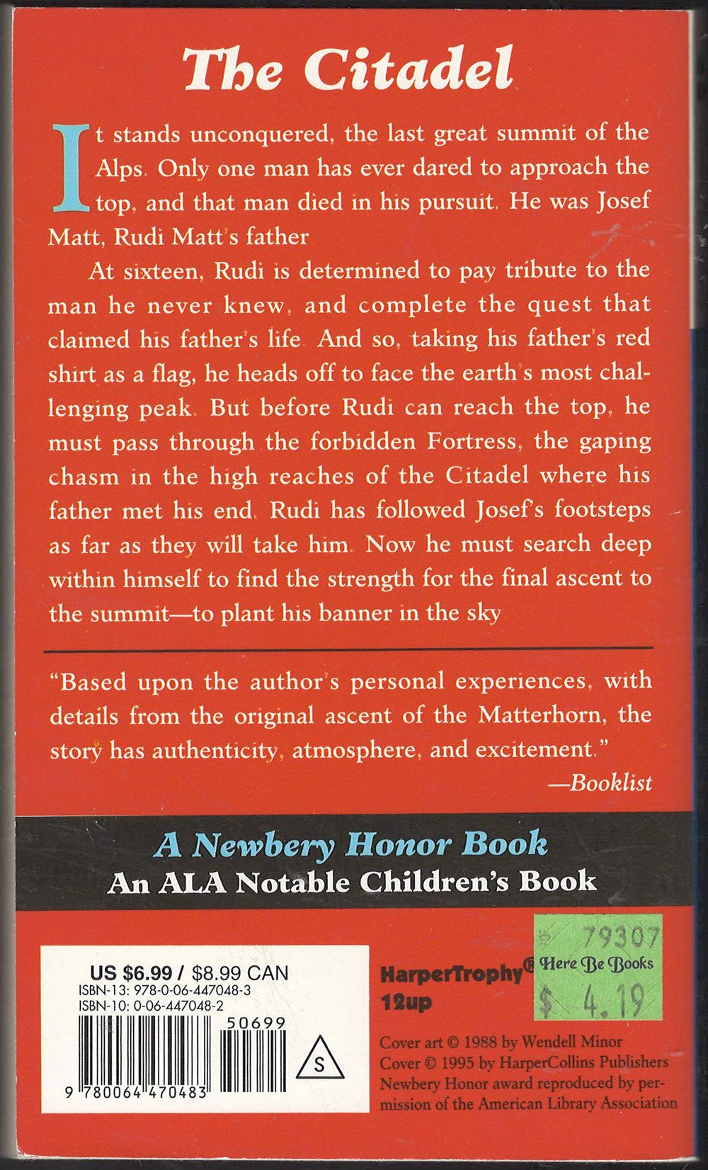 Banner in the Sky by John Ullman back cover