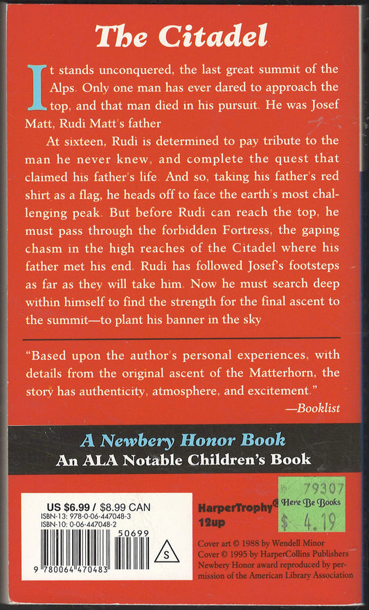 Banner in the Sky by John Ullman back cover