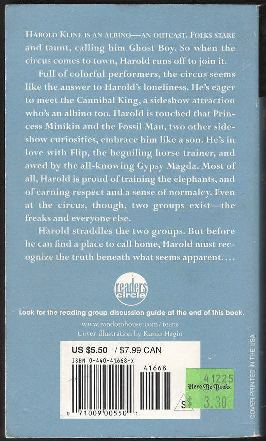 Ghost Boy by Ian Lawrence back cover