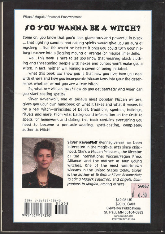 Teen Witch: Wicca for a New Generation by Silver Ravenwolf back cover