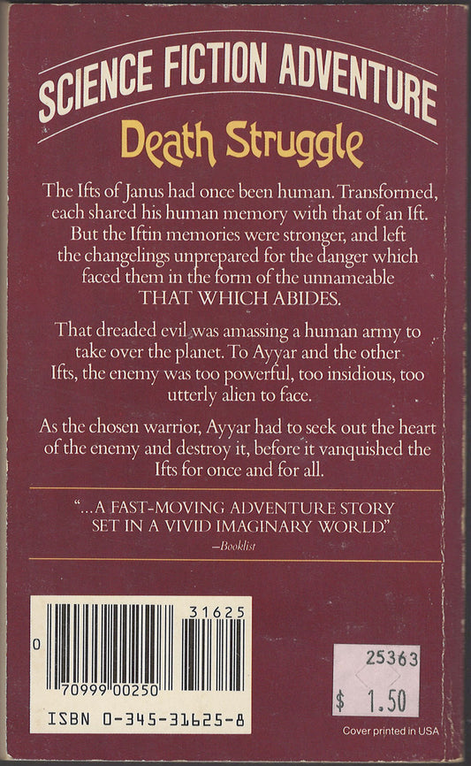 Victory on Janus by Andre Norton back cover