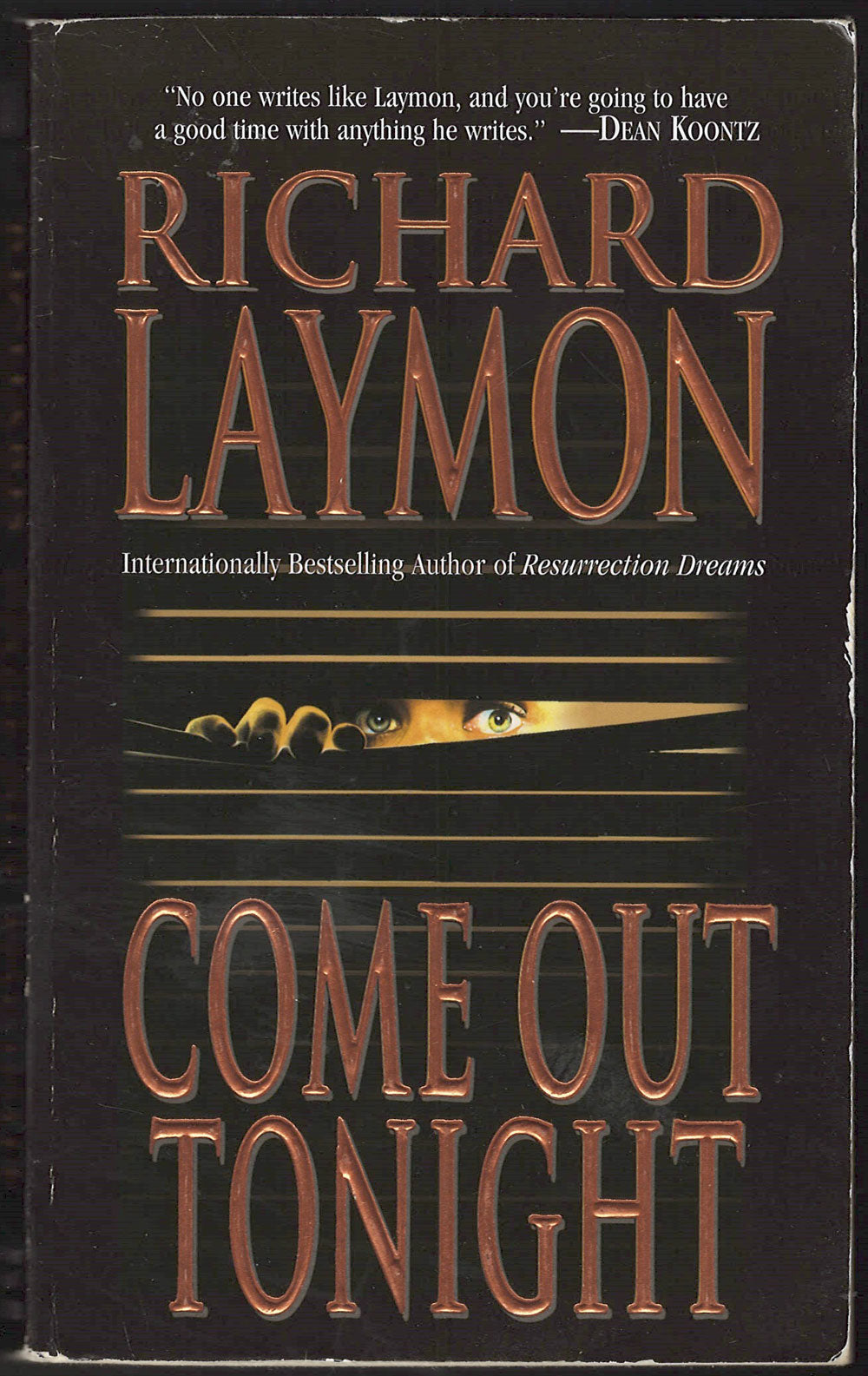 Come Out Tonight by Richard Laymon front cover