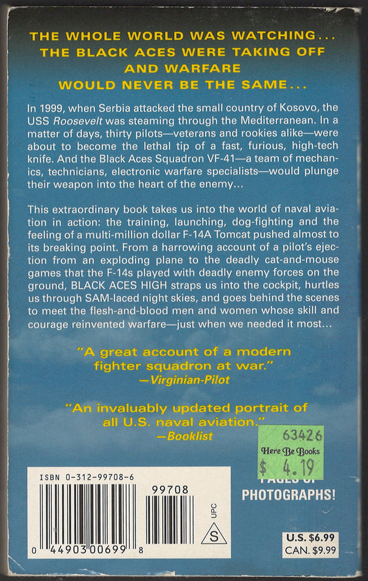 Black Aces High by Robert Wilcox back cover