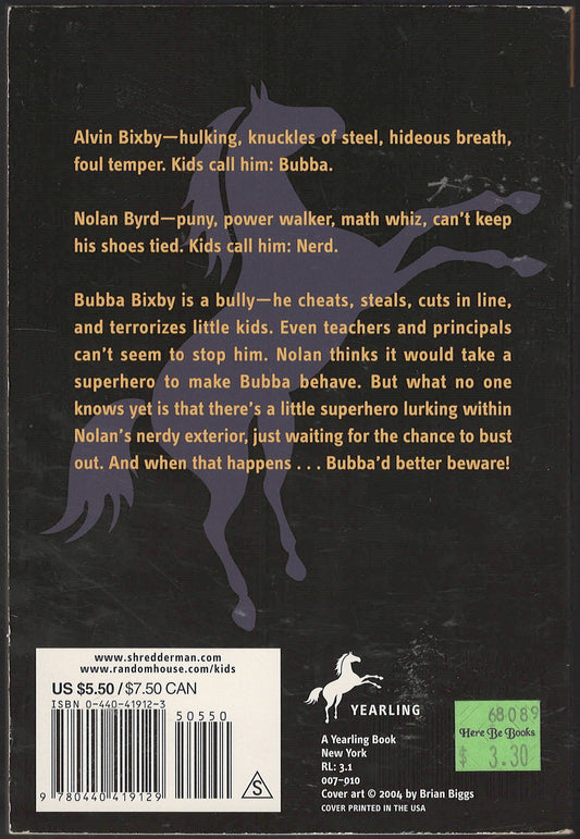 Shredderman: Secret Identity by Wendelin van Draanen back cover