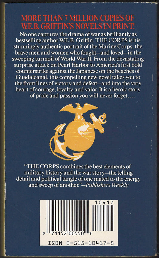 Counterattack by W.E.B. Griffin back cover