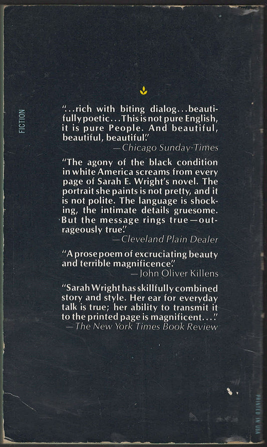 This Child's Gonna Live by Sarah Wright back cover