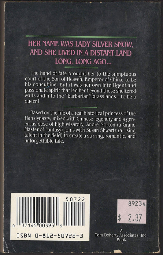 Imperial Lady by Andre Norton and Susan Shwartz back cover