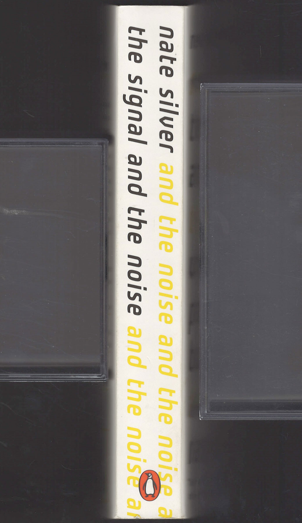 The Signal and the Noise by Nate Silver spine