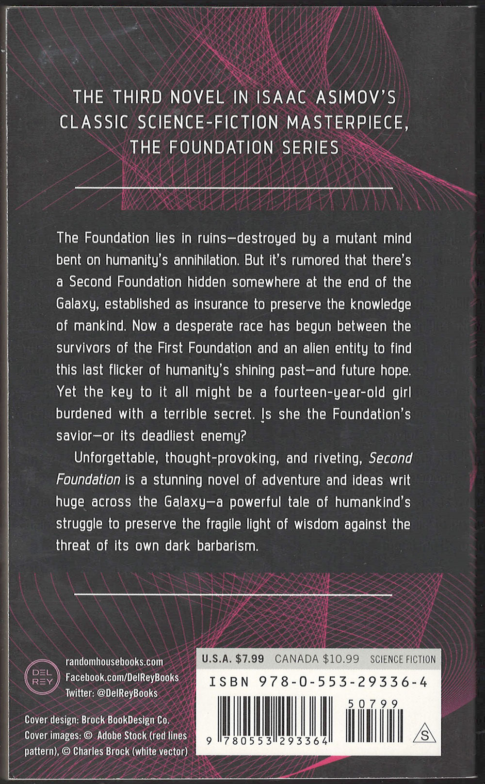 Second Foundation by Isaac Asimov back cover