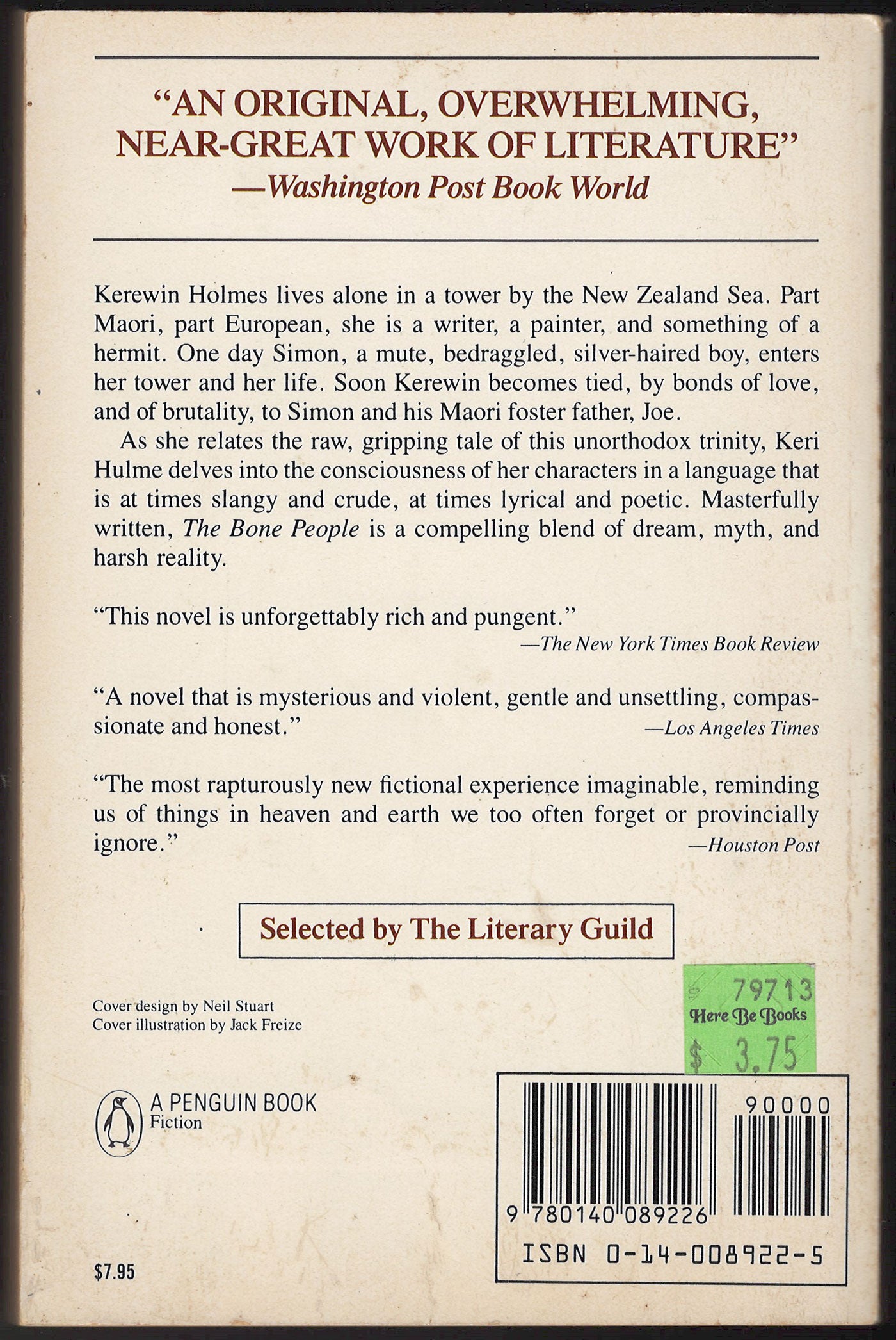 The Bone People by Keri Hume back cover