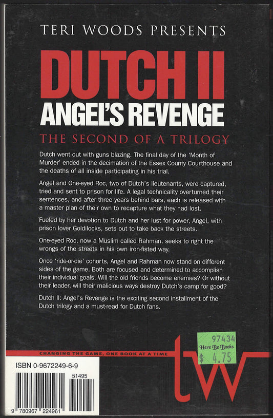 Dutch II Angel's Revenge by Teri Woods back cover