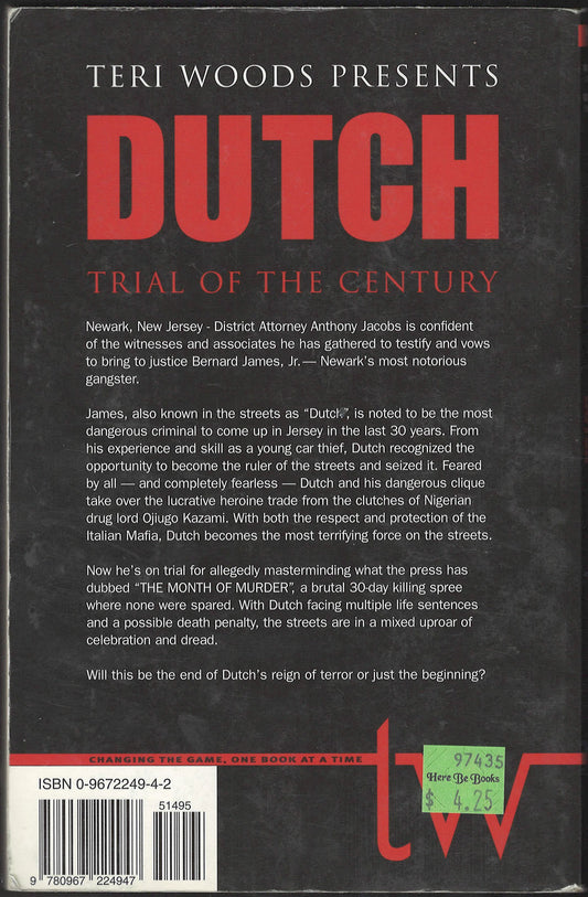 Dutch by Teri Woods back cover