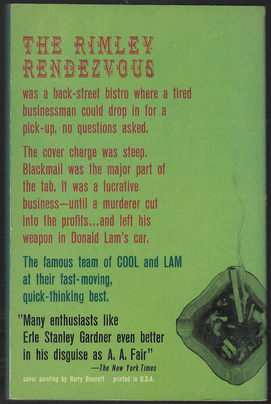Give 'Em the Ax by A. A. Fair back cover