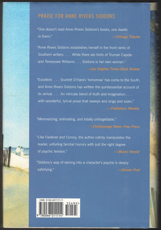Islands by Anne Rivers Siddons *signed back cover
