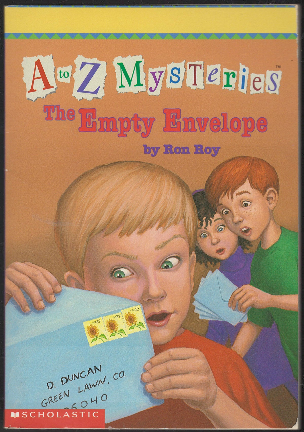 The Empty Envelope by Ron Roy front cover